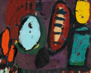 Alan Davie C.B.E., H.R.S.W., R.A. - Legs for a Spotted Dog, 1959