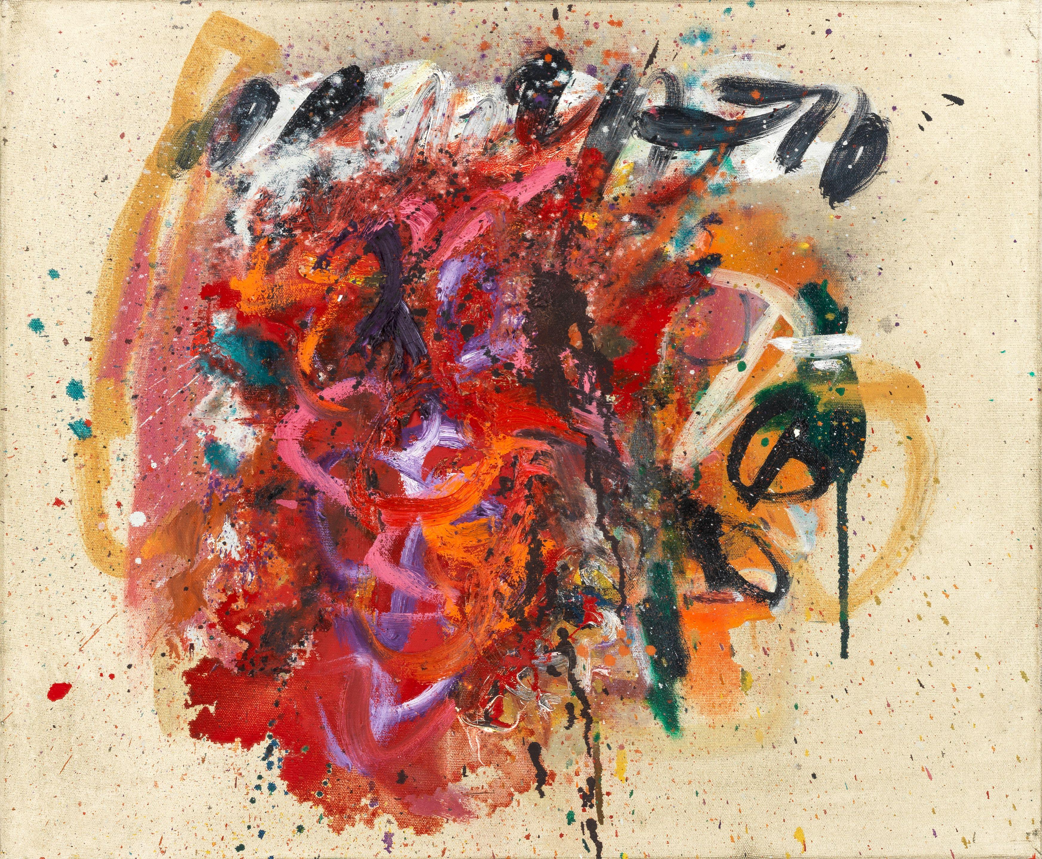 Alan Davie C.B.E., H.R.S.W., R.A. - Red Bird Laughter (Opus O.889)