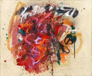 Alan Davie C.B.E., H.R.S.W., R.A. - Red Bird Laughter (Opus O.889)