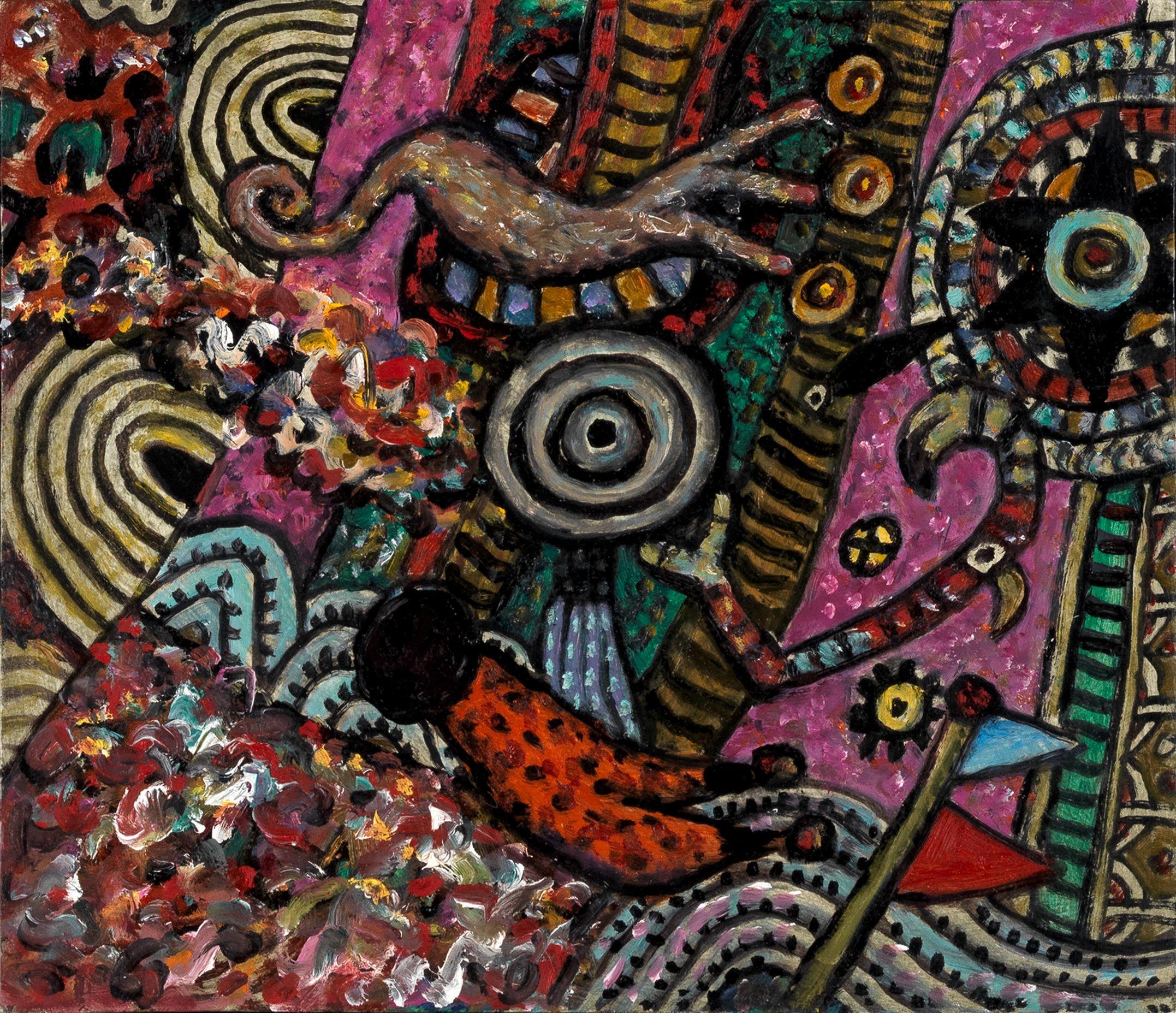 Alan Davie C.B.E., H.R.S.W., R.A. - Witch Flight No.2 (Opus O.1544)