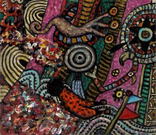 Alan Davie C.B.E., H.R.S.W., R.A. - Witch Flight No.2 (Opus O.1544)