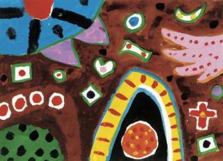 Alan Davie, H.R.S.A. - Abstract