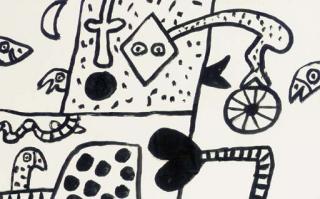 Alan Davie, H.R.S.A. - Drawing no.85