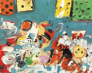 Alan Davie, H.R.S.A. - Flutterby