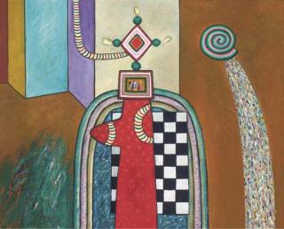 Alan Davie, H.R.S.A. - Receptical for sighs No.7