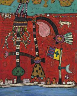 Alan Davie, H.R.S.A. - The Concept of the Self with No Limits No. 1