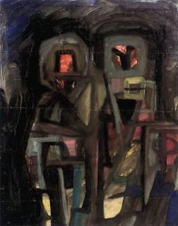 Alan Davie, H.R.S.A. - Two Figures