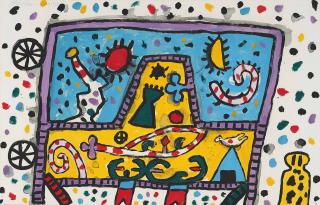 Alan Davie, R.A. - Palace of the sun and moon