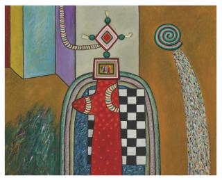 Alan Davie, R.A. - Receptical for Sighs No. 7