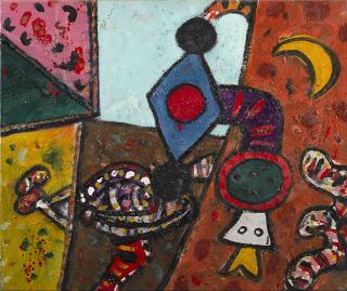 Alan Davie - Fish Fetish n.8