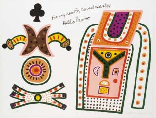 Alan Davie - For my dearly loved master Pablo Picasso