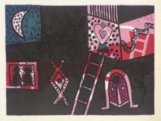 Alan Davie - Plate VI, from the Foxwatch Series