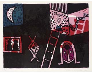 Alan Davie - Plate VI, from the Foxwatch Series