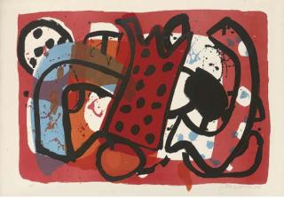 Alan Davie - Plate XXX1, from Zurich Improvisations