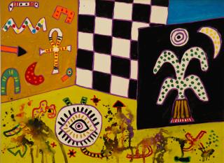 Alan Davie - Walls for meditation n. 3