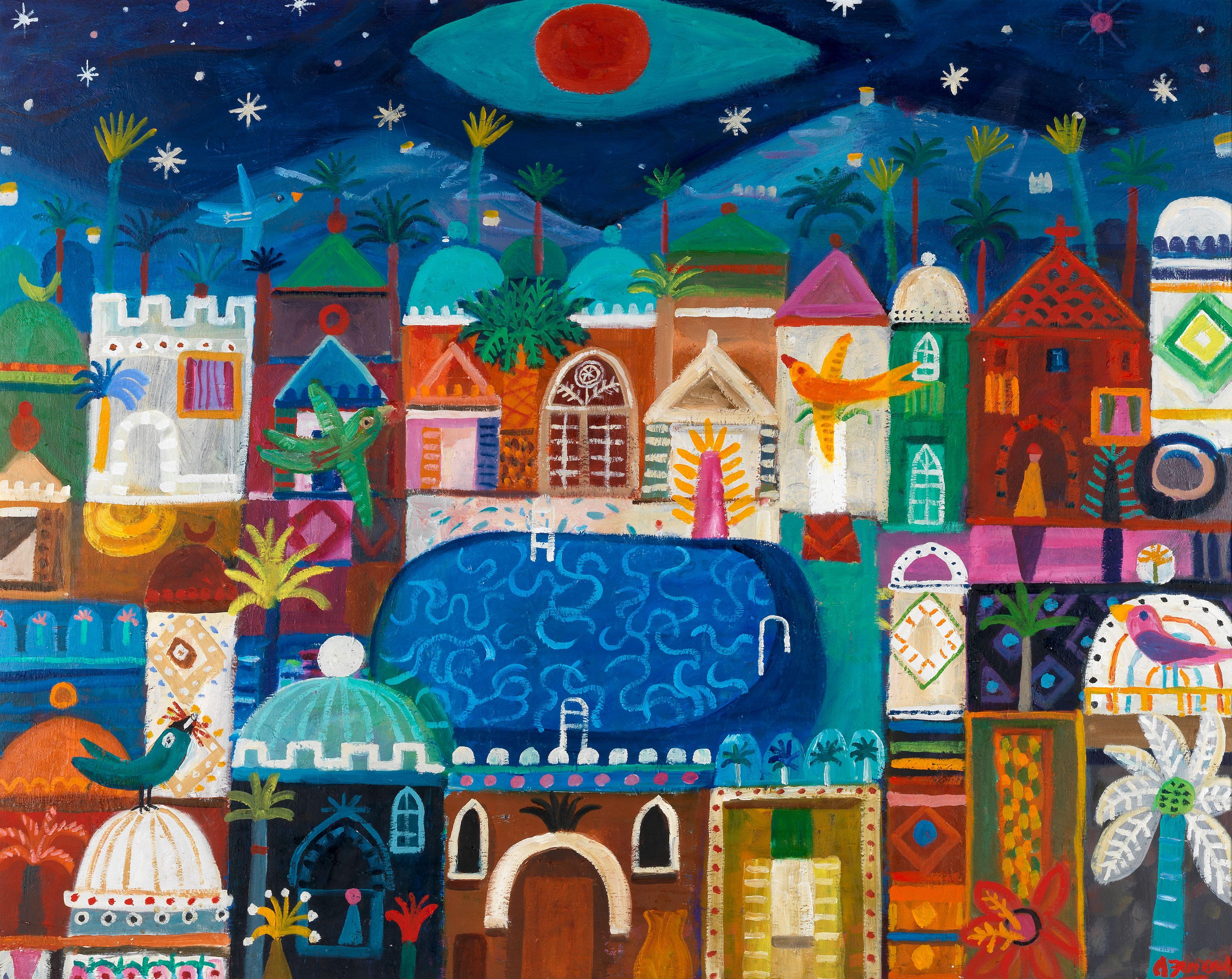 Alan Furneaux - Blue Mountains Over Marrakesh