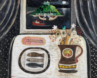 Alan Furneaux - Moonlight on St Michael\'s Mount