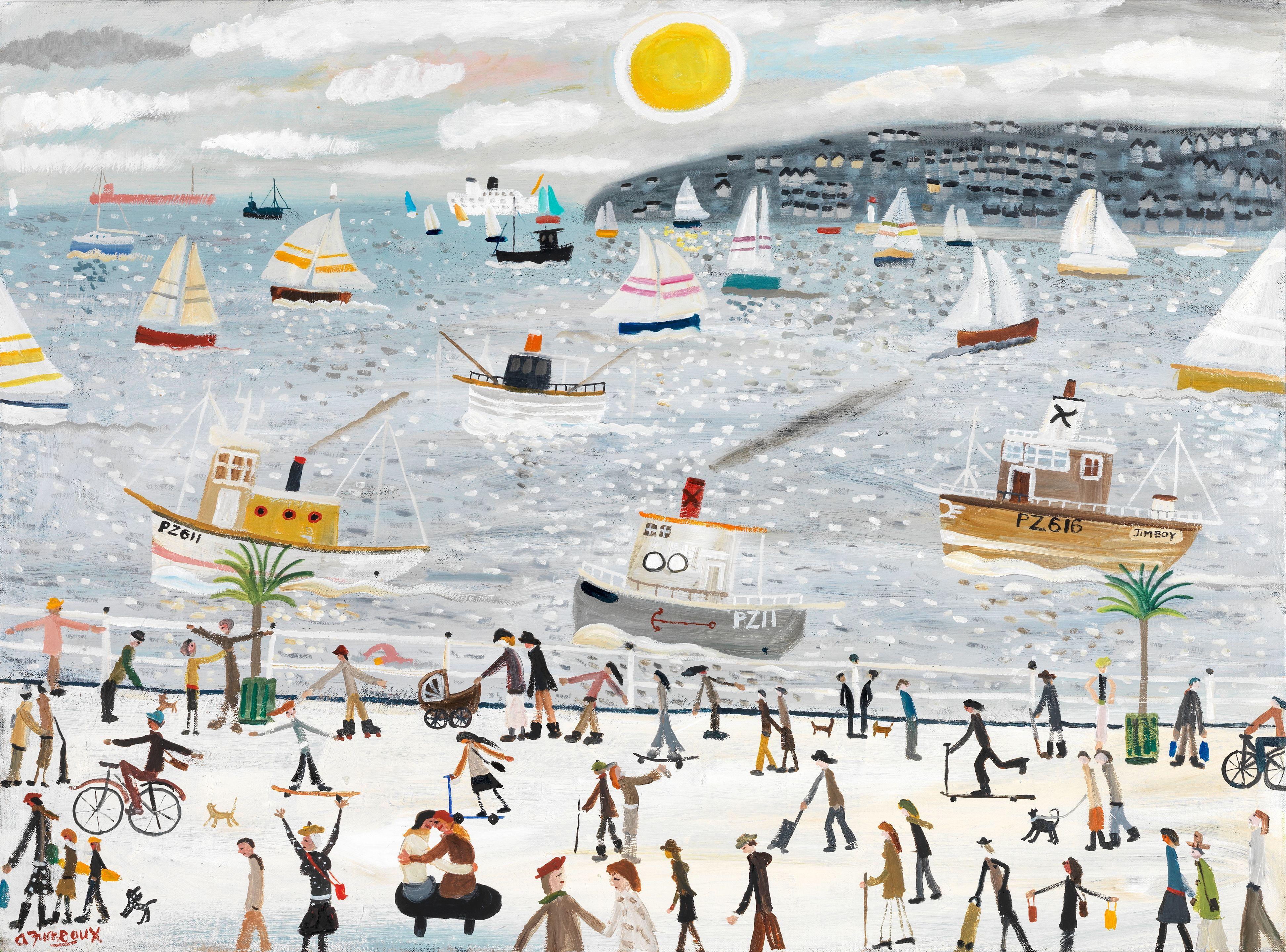 Alan Furneaux - Penzance Promenade in Sunshine