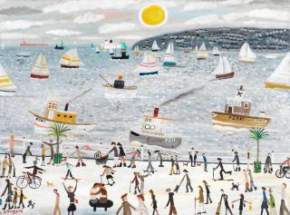 Alan Furneaux - Penzance Promenade in Sunshine