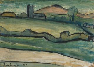 Alan Lowndes - Cornish Landscape, Rosewall Hill