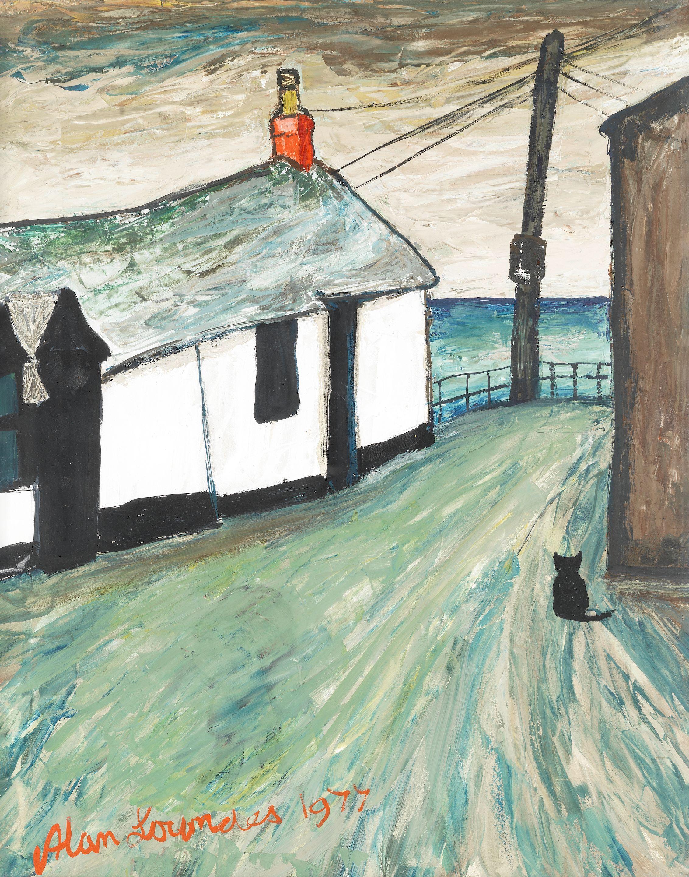 Alan Lowndes - Cottage in Mousehole
