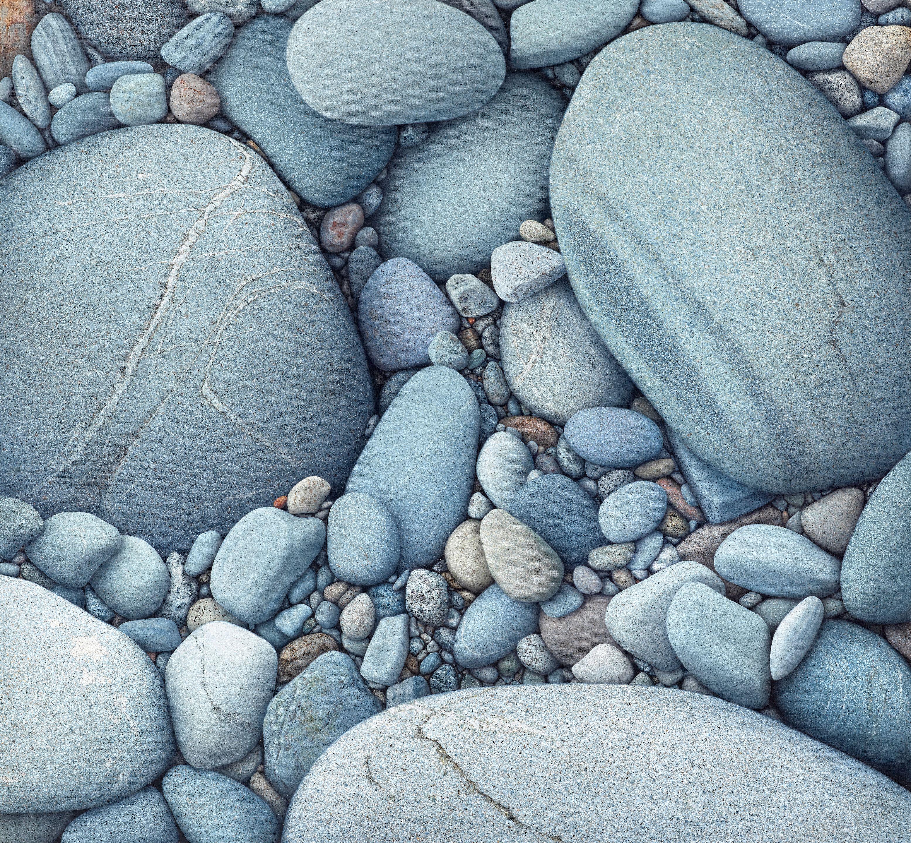 Alan Magee - Stones No. 9 50 x 54 in. (19.7 x 21.3 cm.)