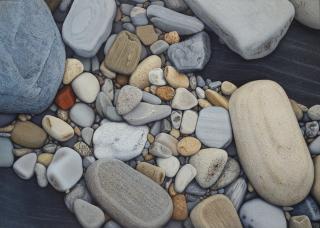 Alan Magee - Stones with Red Brick