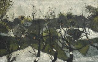 Alan Reynolds - Chalk Path, Early Autumn