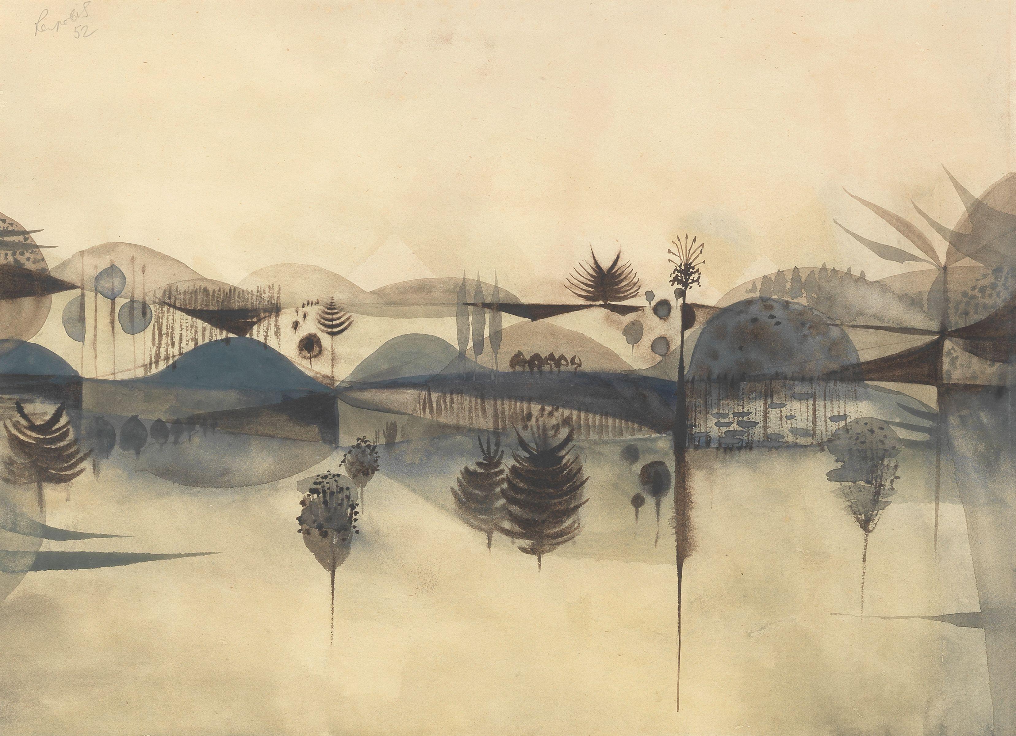 Alan Reynolds - Hillside, May Evening