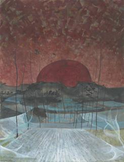 Alan Reynolds - Landscape with sun