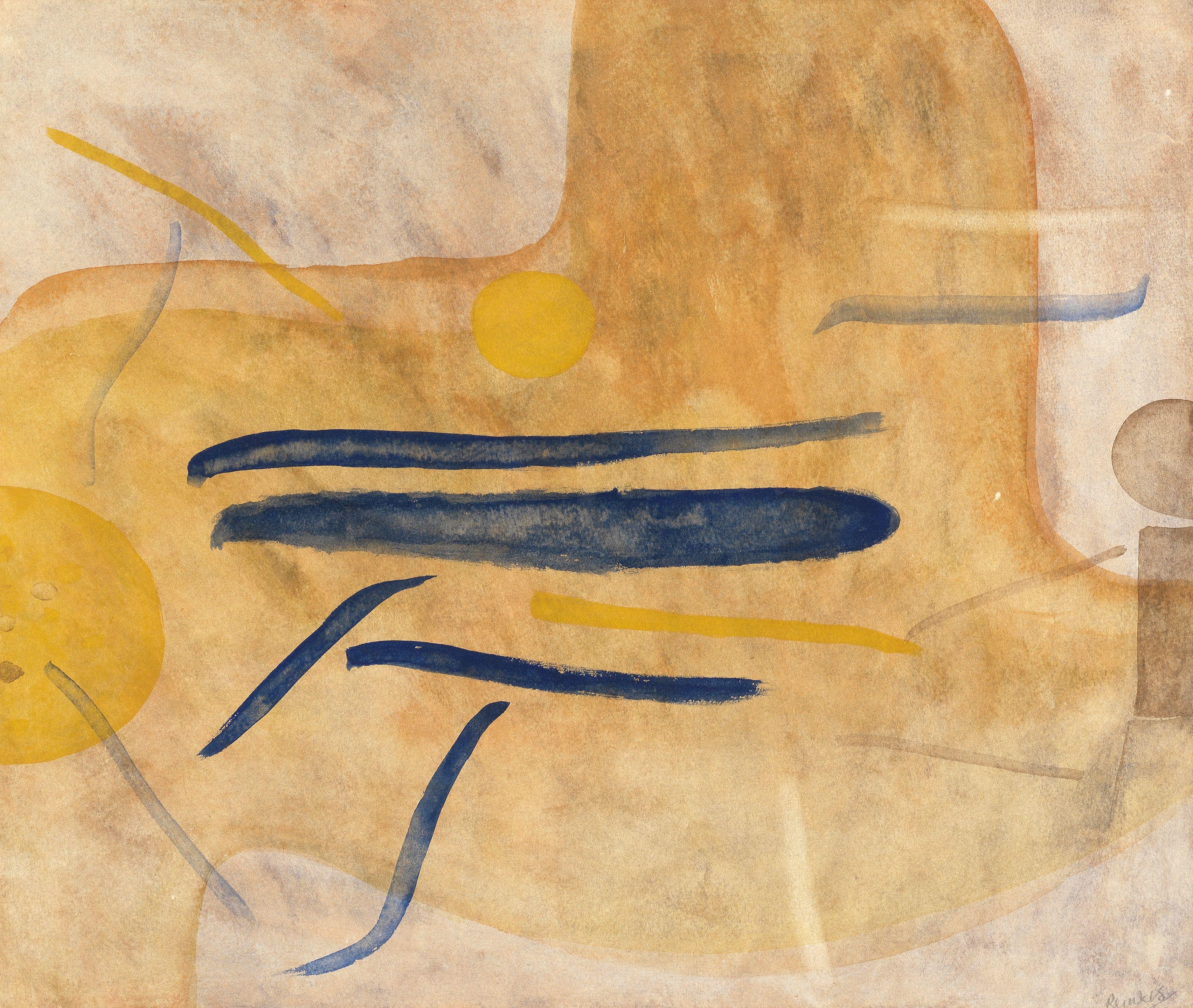 Alan Reynolds - Nocturne, Blue and Yellow