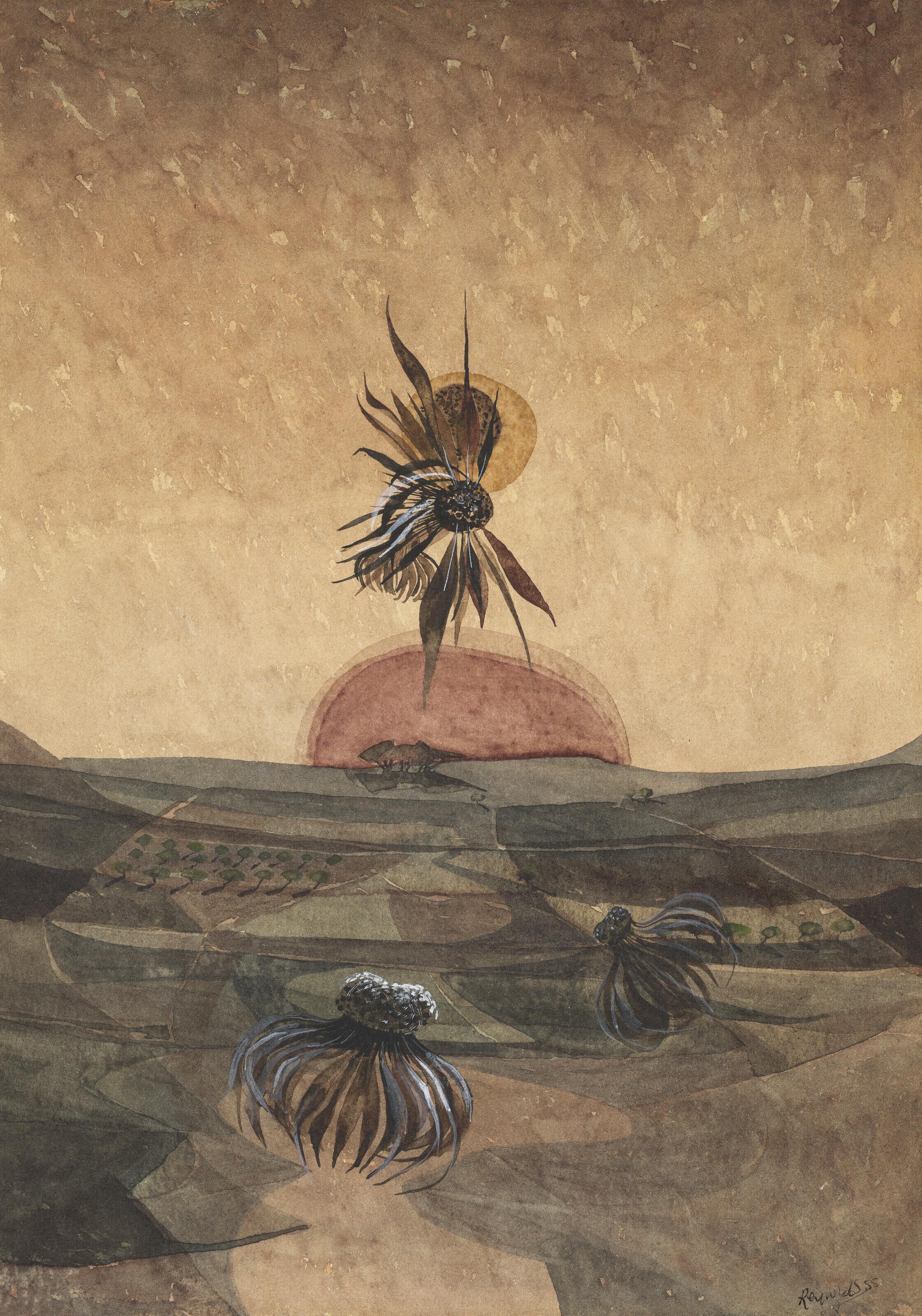 Alan Reynolds - Upright Landscape, Teasel