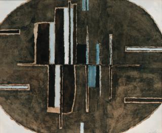 Alan Reynolds - White and Bronze on an Ovoid Ground