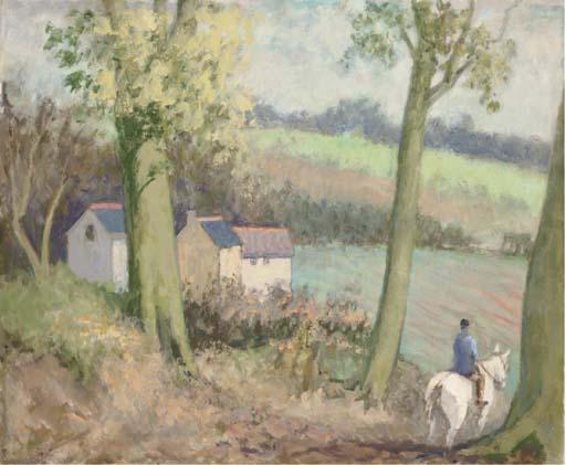 Alan Stenhouse Gourley - A Ride In The Country; And Peacock In A Country Garden