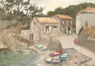 Alan Stenhouse Gourley - Dwellings Beside A Little Harbour; With Seven Further Works By The Same Hand