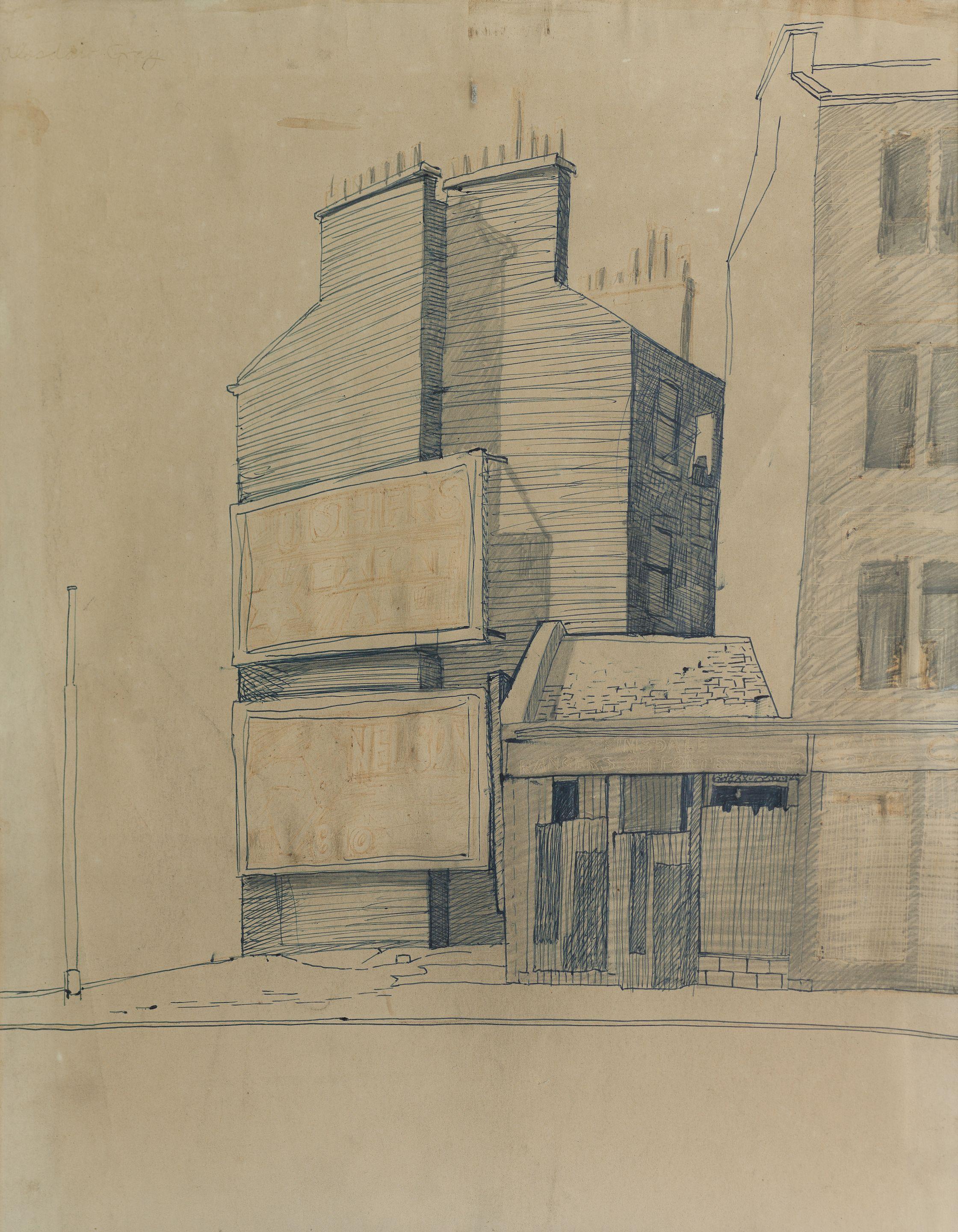 Alasdair Gray - Glasgow tenement