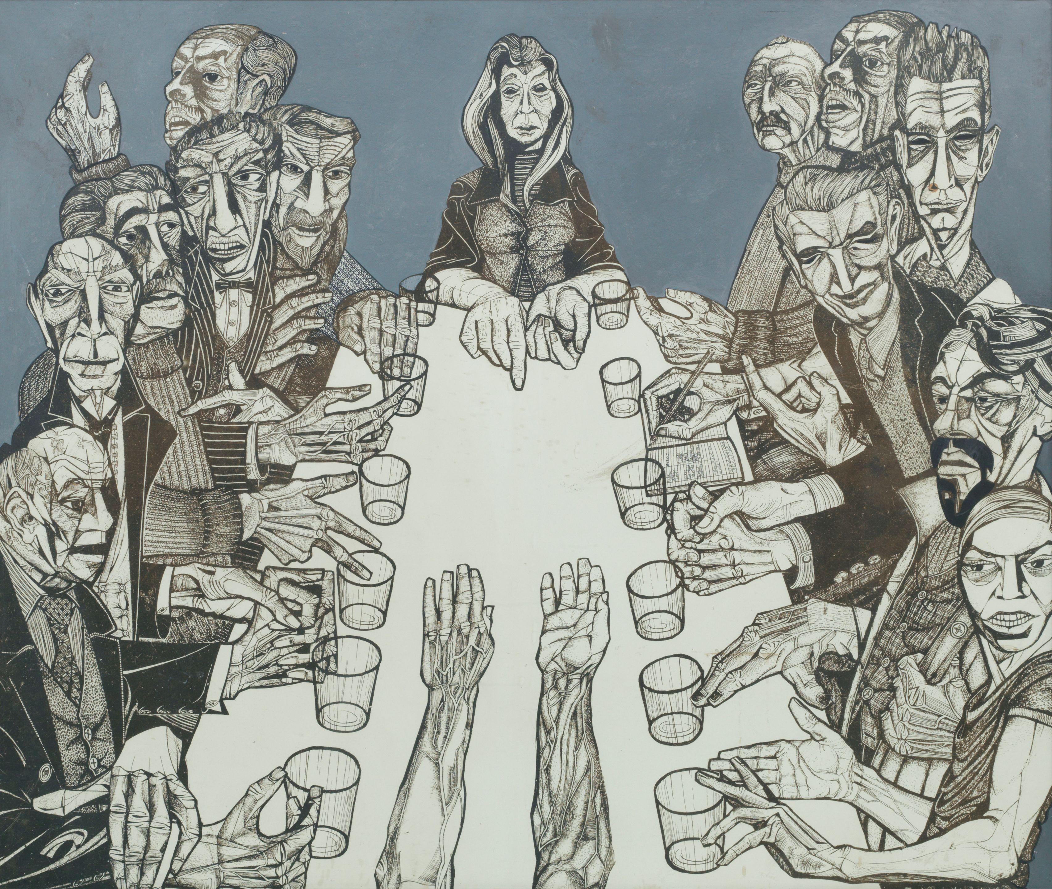 Alasdair Gray - Marriage Feast at Cana (1953)
