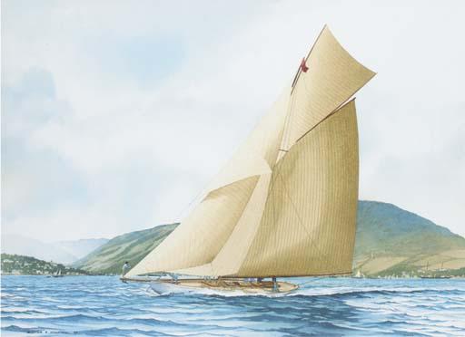 Alastair D. Houston - The 57-footer Senga in the Clyde