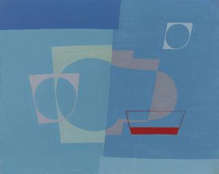 Alastair Morton - Opus 4 (blue ground)