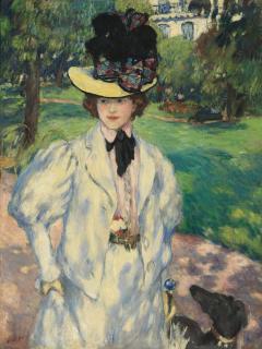Albert André - Femme À La Promenade