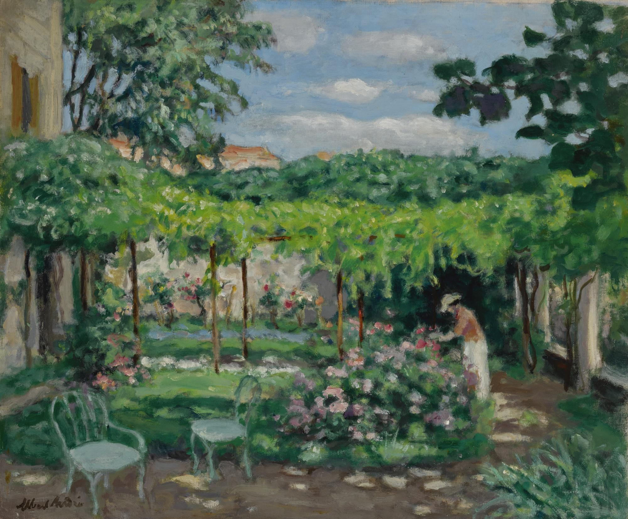 Albert André - Le Jardin Au Printemps