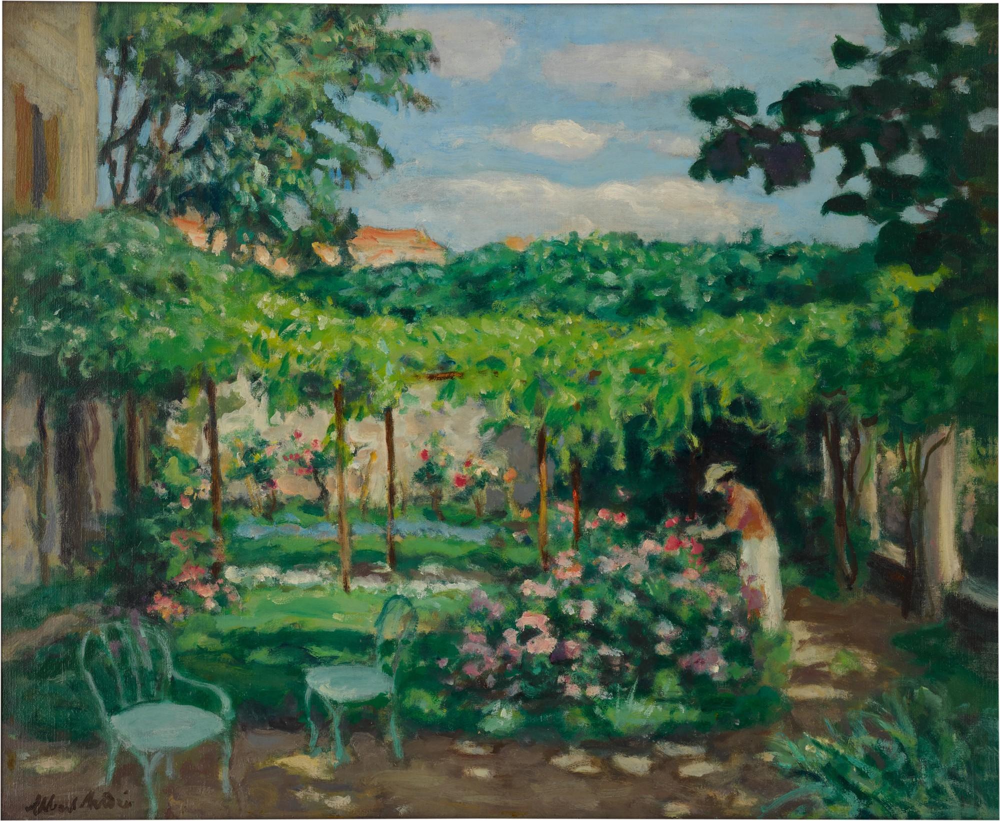 Albert André - Le Jardin Au Printemps
