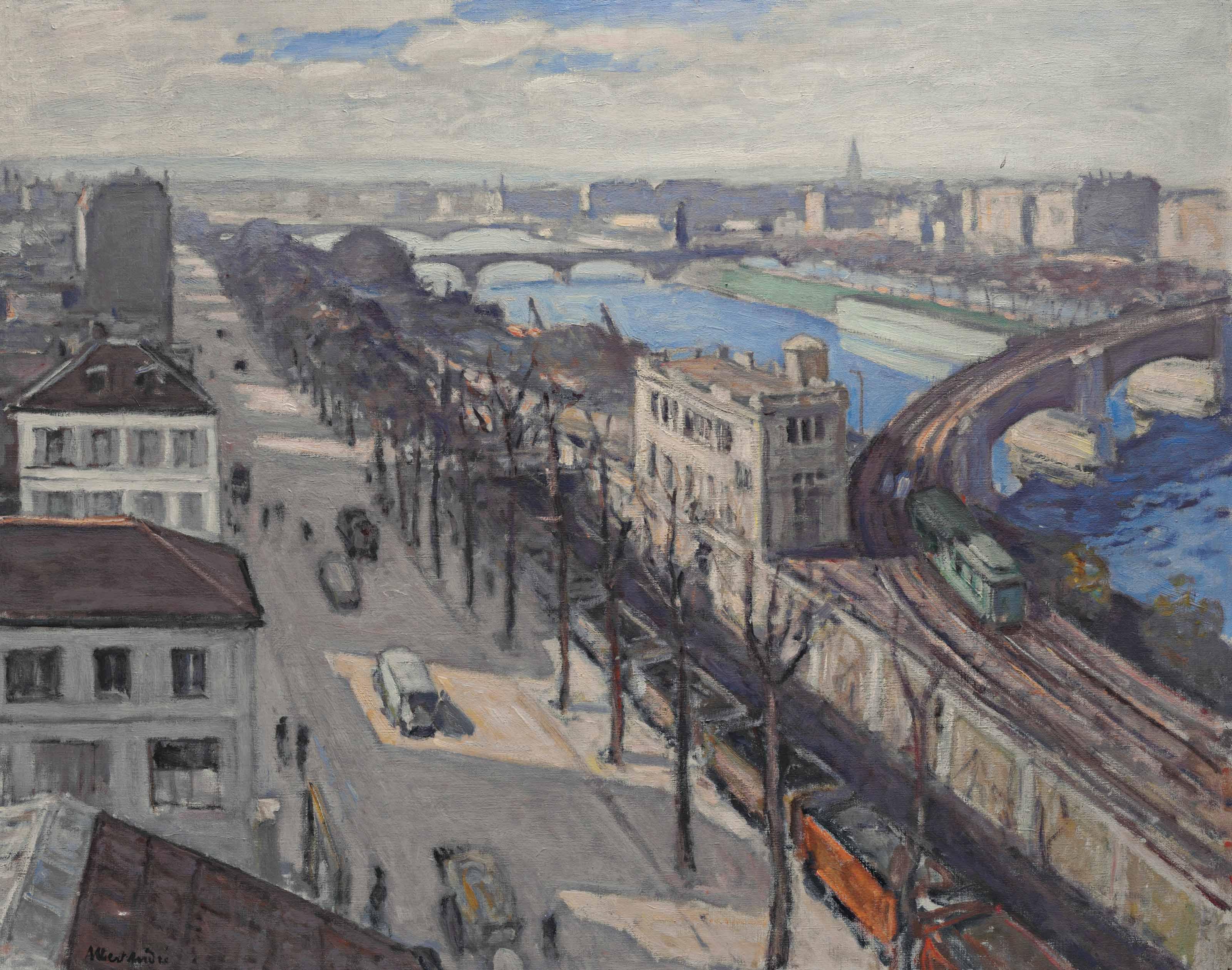 Albert André - Le Quai de Grenelle, Paris