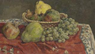 Albert Andre - Nature morte avec coings et raisins