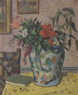 Albert André - Vase De Fleurs