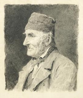Albert Anker - Bauer Mit Mütze