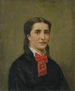 Albert Anker - Bildnis Pauline Imer-Févoz