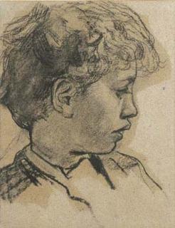 Albert Anker - Knabenbildnis