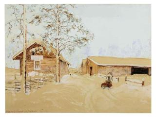 Albert Benois - Finnish yard
