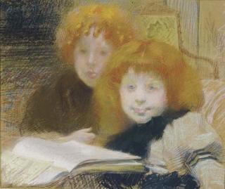 Albert Besnard - Storytime